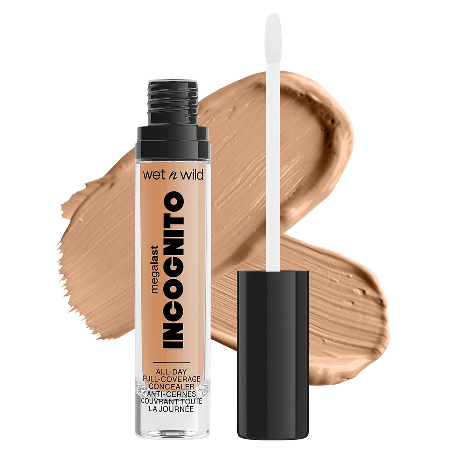 wet n wild Mega Last Incognito All-Day Full Coverage Liquid Matte Concealer, Medium Neutral
