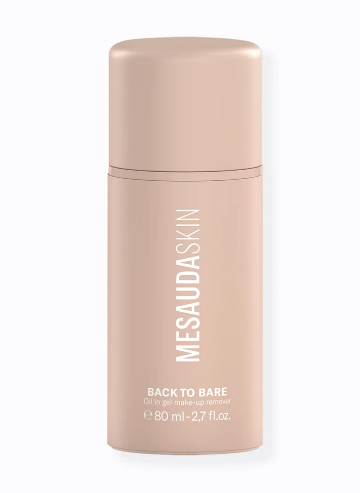 Mesauda skin Oil in gel makeup remover back to bare