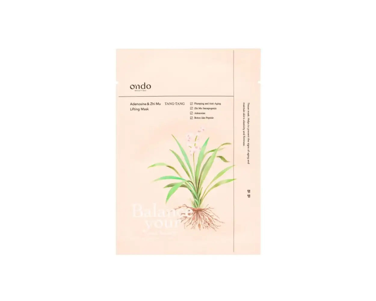 Ondo - Adenosine & Zhi Mu Lifting Mask