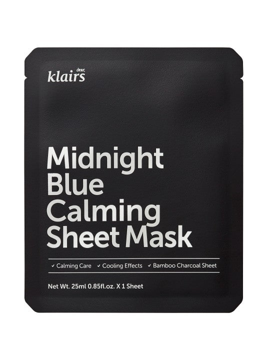 Midnight Blue Calming Sheet Mask - Klairs